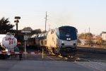 AMTK 205 leads train 956 into Raleigh for a refueling and crew change